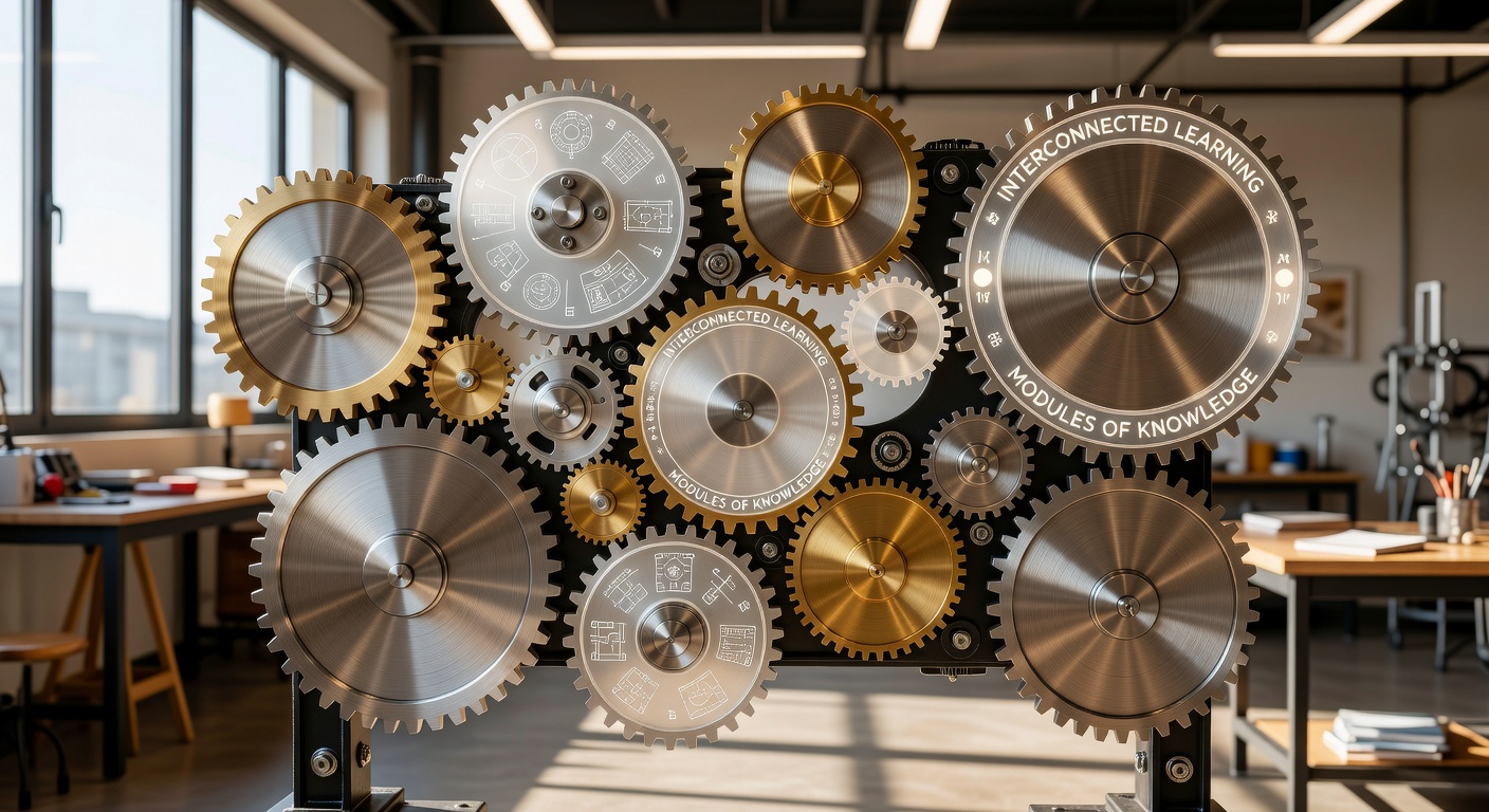 Sistema de engranajes del aprendizaje