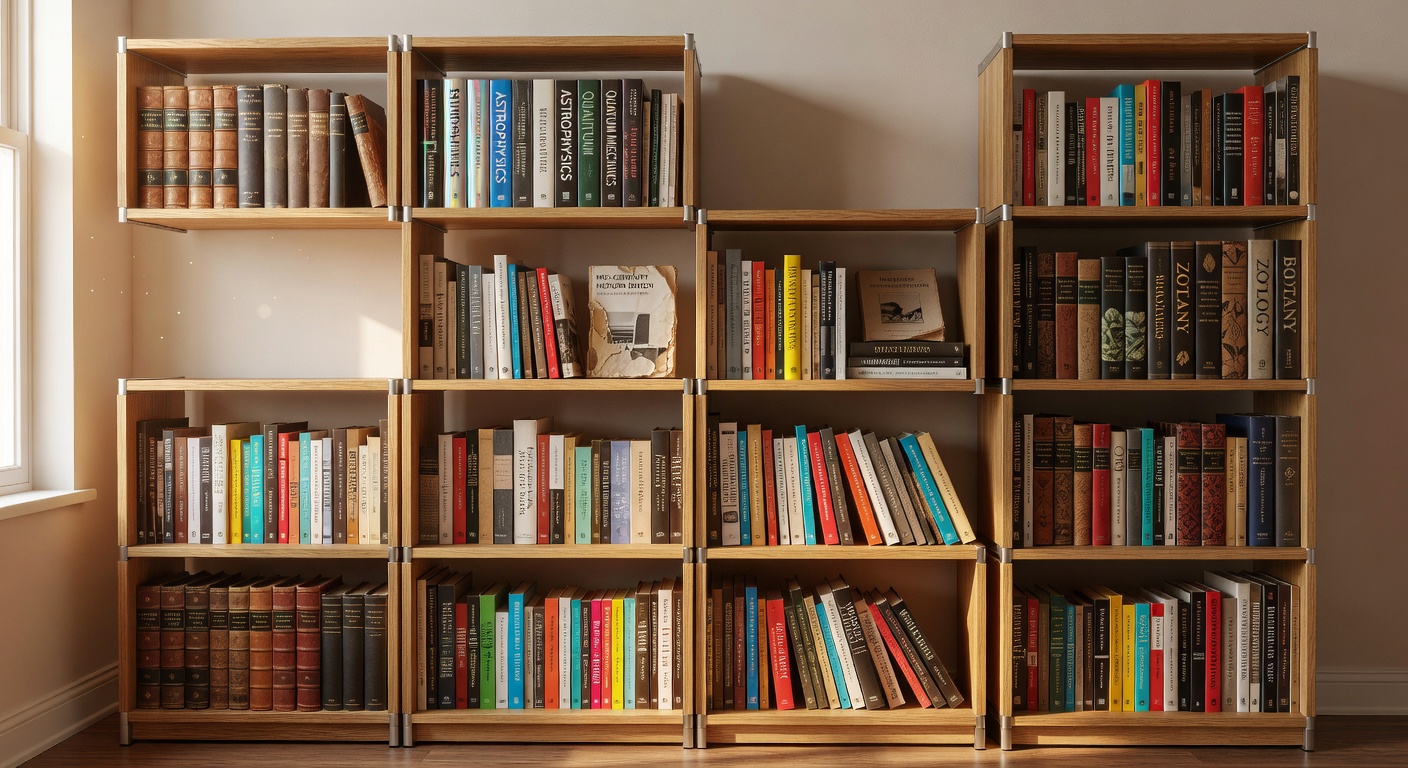 Estantería modular de conocimiento